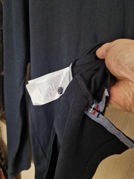 Tommy Hilfiger masura  M -  Tricou polo maneca lunga, bleumarin