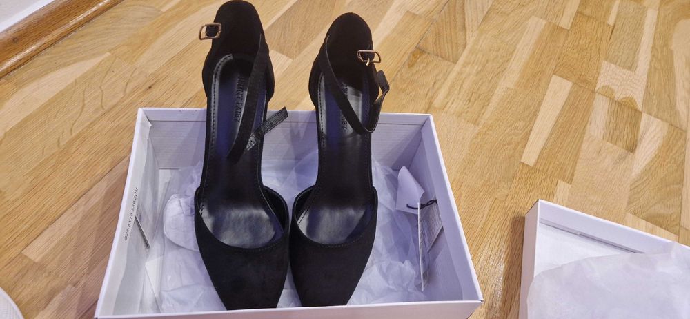 Sandale elegante, negre, dama, 38