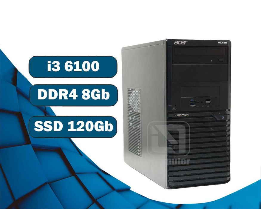 i3 6100/ 8Gb HD Graphics 530 Acer Компьютер