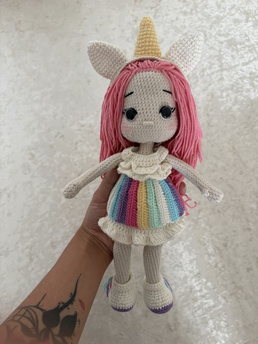 Куколка вязаная