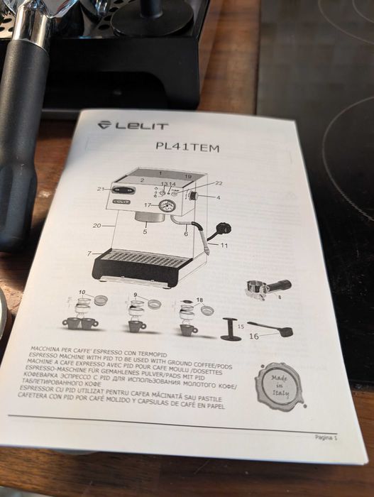 Еспресо Кафе Машина с PID Lelit ANNA PL41 TEM