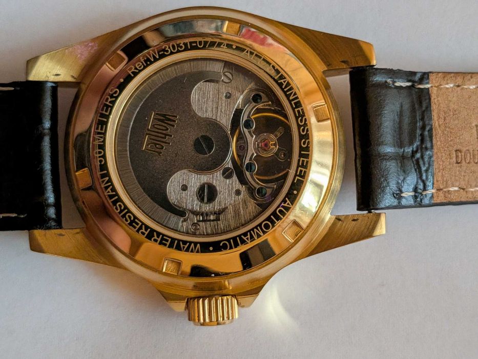 Vand ceas mecanic,automatic se poate intoarce si manual-WOHLER-stare buna.