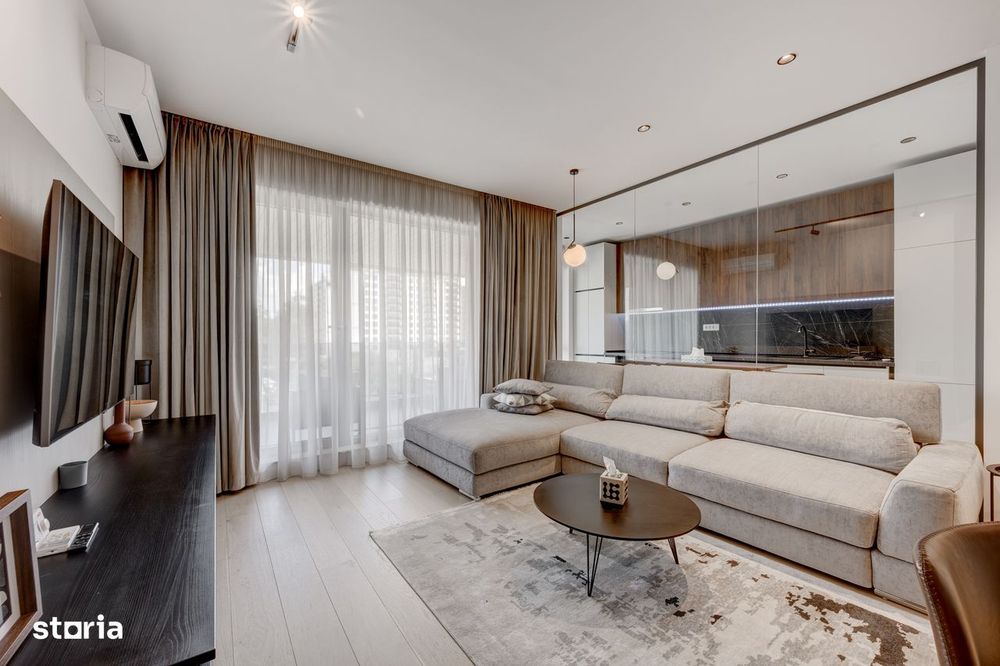 Închiriere: 2 Camere cu Design Interior în Nusco City | Loc de Parcare
