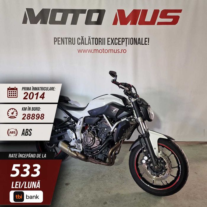 Motocicleta Yamaha MT-07 ABS | Y04713 | motomus.ro