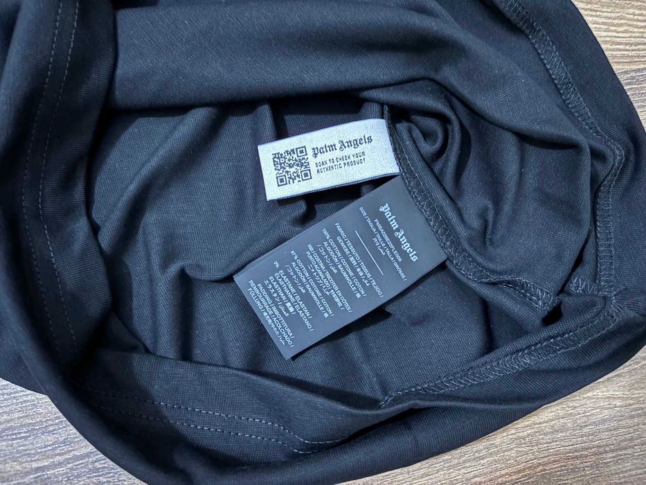 Унисекс Тениска Palm Angels Oversize - S M L XL 2XL Черна