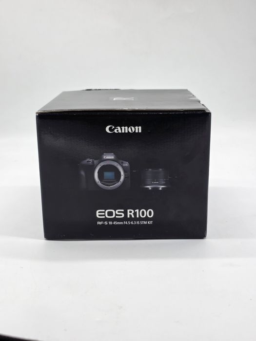 Aparat foto Mirrorless Canon EOS R100 + RF-S 18-45mm f/4.5-6.3 IS STM