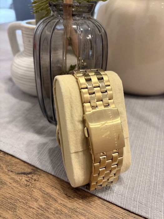 ARMANI EXCHANGE Ceas din otel inoxidabil, Auriu