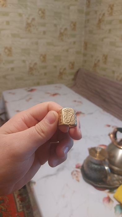 Отпечаток  кольцо  мужской