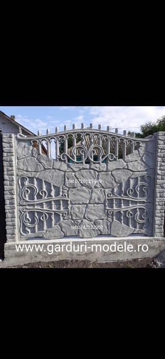 Garduri rezidentiale și industriale din placi ,panouri  beton armat