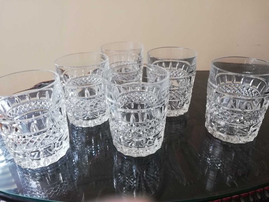 Set pahare whiskey cristal Bohemia