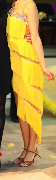 Рокля за латино танци с камъни сваровски