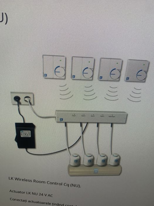 Receptor wireless incalzire pardoseala LK cq