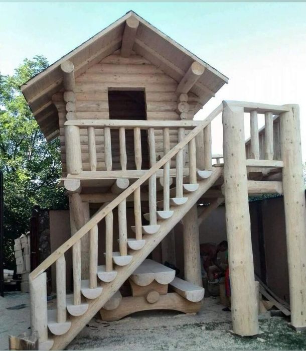 Vand Casuta de gradina, Cabana din lemn rotund ,bustean