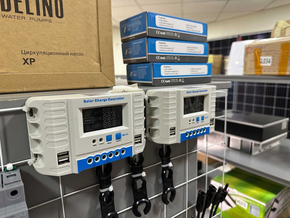 контроллер заряда гелевых и свинцово кислотных аккумуляторов 10А