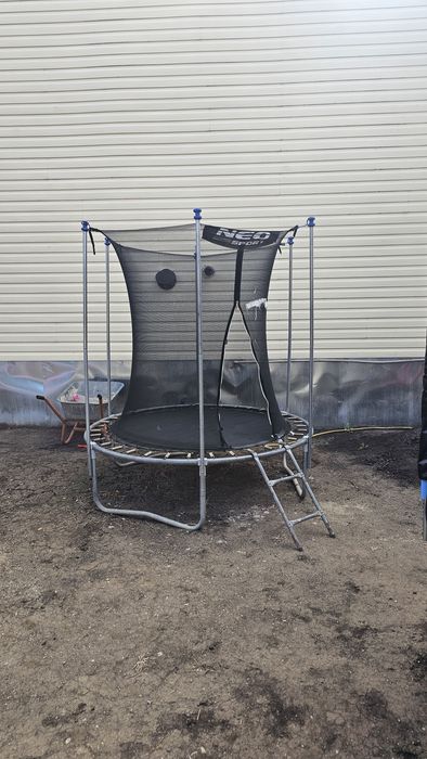 Trambulina copii cu plasa de protectie 180cm