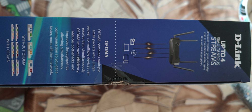 Нов D-Link EXO AX 1500 Wi-Fi 6 рутер smart app