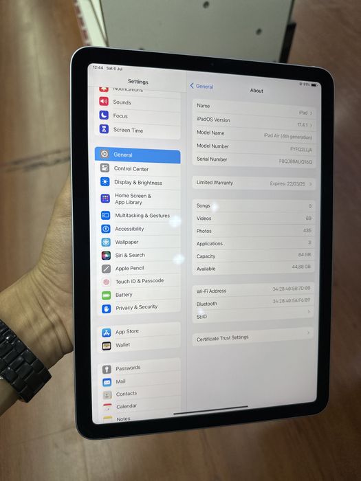 Ipad air 4 поколение