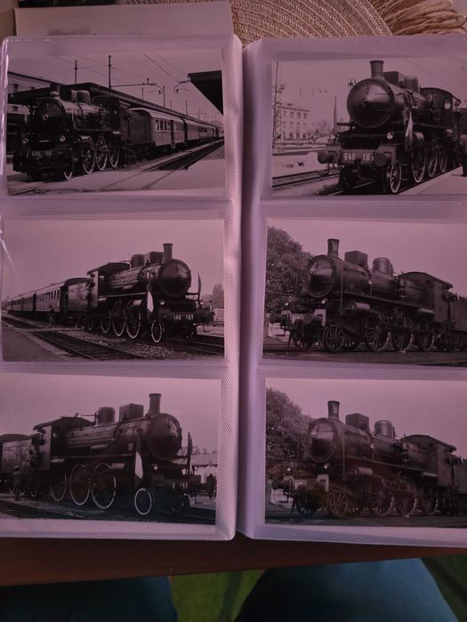 Locomotive cu abur, trenuri, vagoane...