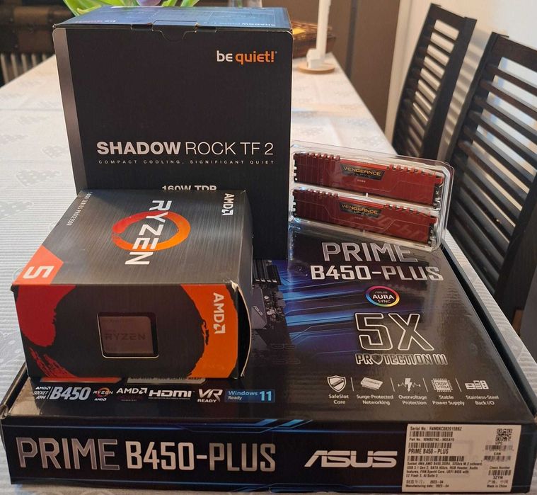 Kit AMD (MB+Proc+RAM+Cooler)