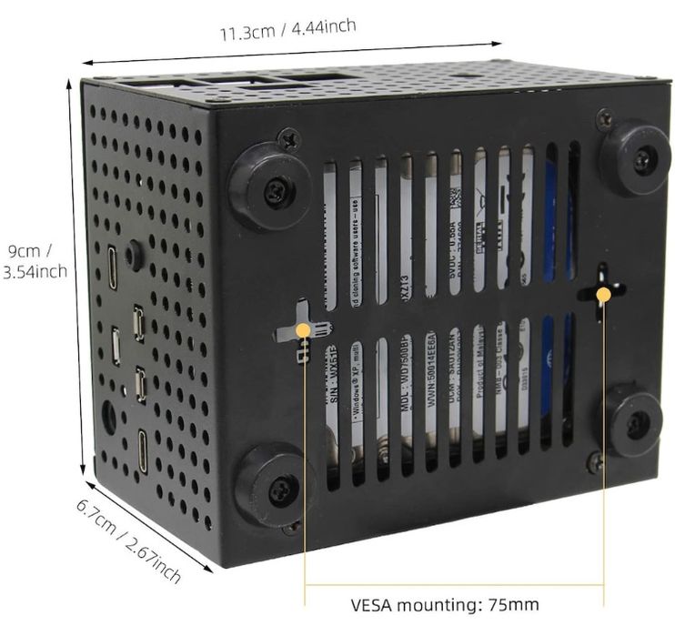 Kit Raspberry PI 4 model B 8GB Combo card 128GB integrare SSD SATA 2.5