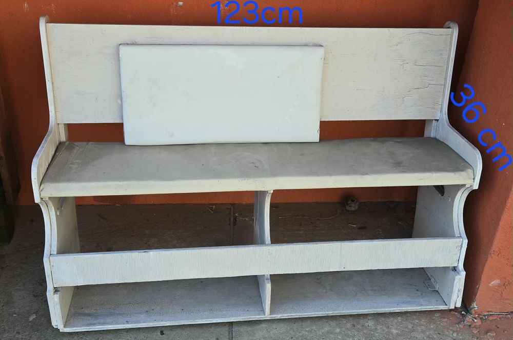 Bancă de exterior 123 cm lungime 36 cm lățime