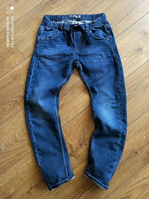 H&M детски еластични дънки и блузка