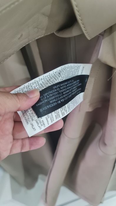 Продается новый кожаный плащ Massimo Dutti