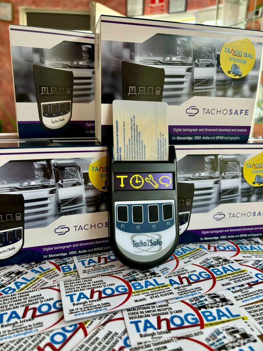 Cititor de tahografe inteligente/digitale si carduri de sofer