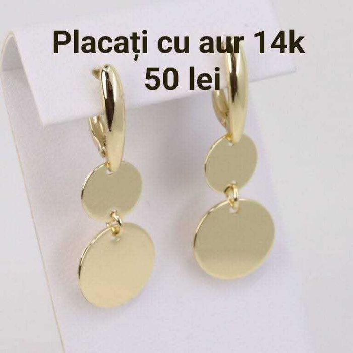 Bijuterii placate cu aur 14k