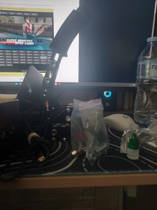 Ручник для игрового руля t-3 handbrake for racing