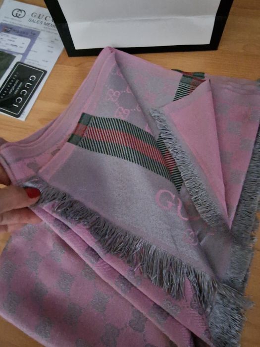 Esarfa/sal damă cu 2 fețe, super model, saculet, etichetă