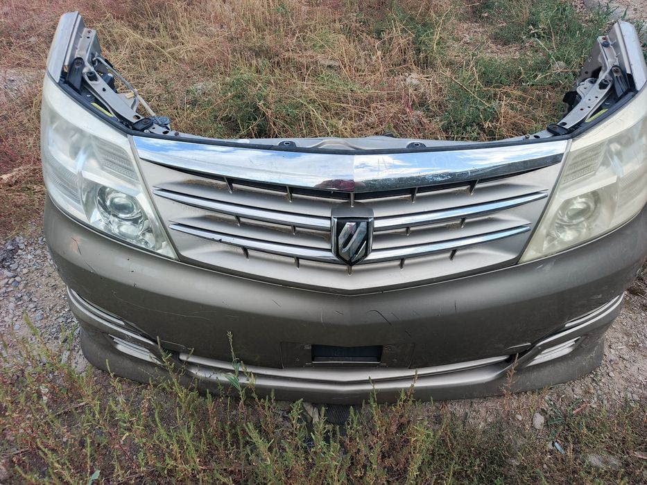 Toyota Alphard ноускат миниморда бампер