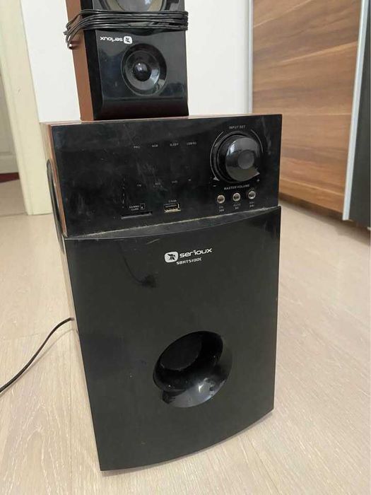 Serioux SBhT5100C Soundbar + субуфер + 1 тонколона - в добро състояние - 140W
