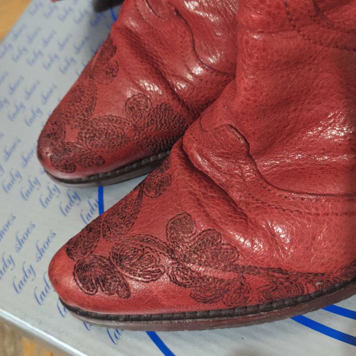 Ботуши Естествена Кожа, 35, 36