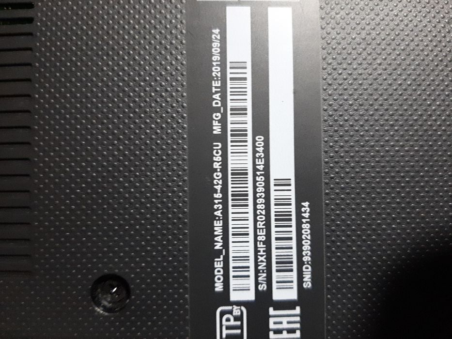Ноутбук Aser Aspire3
