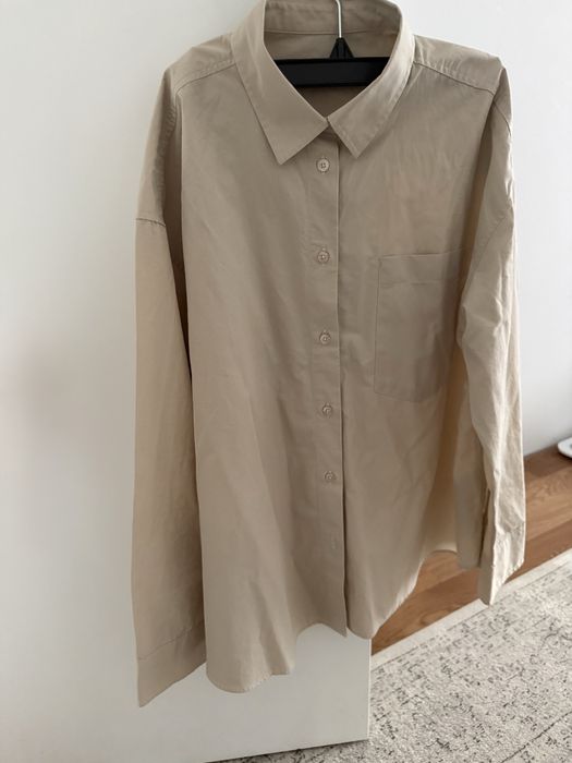 Бежова риза Massimo dutti, S, нова