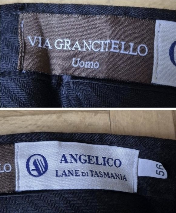 Pantaloni artizanali Via Grancitello, Lână Tasmania, Bărbați 56