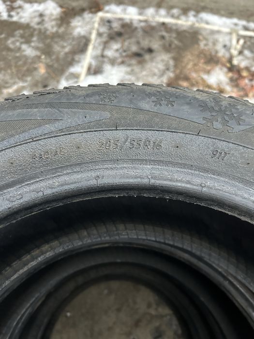 205/55/16 Triangle шипы+липучка