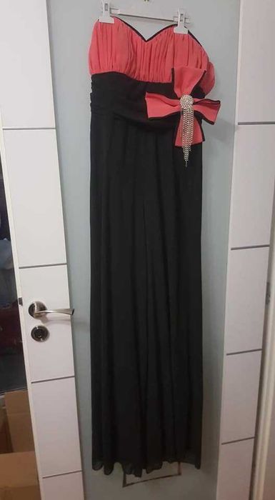 Salopeta eleganta fără bretele