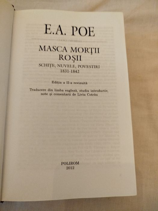 Masca mortii rosii, Polirom