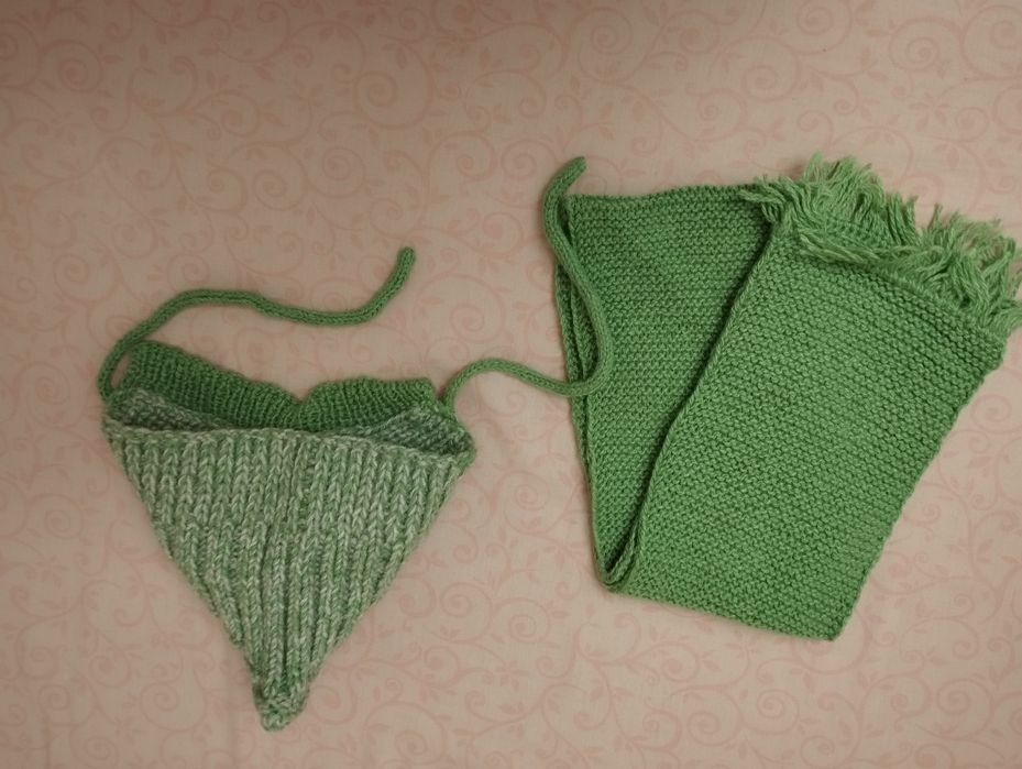 Продам ручной работы шапочка +шарф