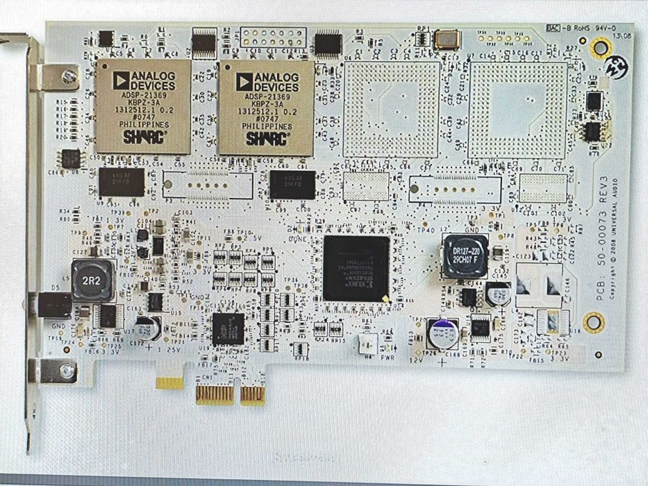 Placă PCIe puternică cu accelerator DSP - UNIVERSAL AUDIO + 18 plug in