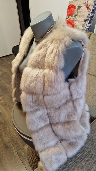 Vesta blană artificiala mas. L