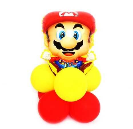 Балони на тема Супер Марио, Луиджи и принцесата