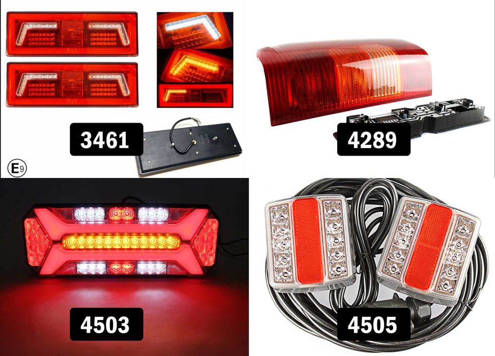 Лед Стопове за ремарке, камион, платформа, трактор, бус, кравана и др.