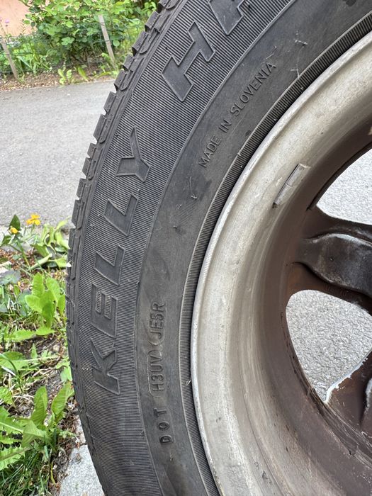 Set jante aliaj R15 Mercedes cu cauciucuri de vara