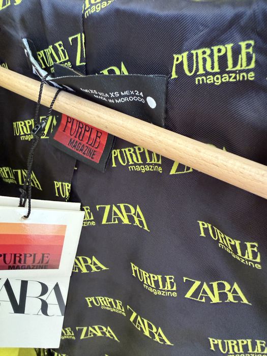 ZARA x Purple Magazine Cut Out Blazer Lime Green