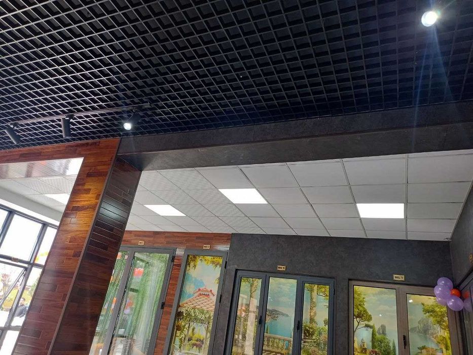 Грильято потолок | Грилято | сеточный потолок | клеточный | Grilyato |