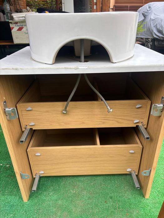 Mobilier de baie - Lavoar Ikea ANGSJON & Baterie Grohe
