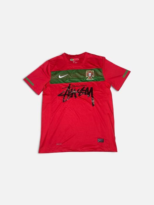 Tricou Nike Portugalia roșu cu verde – Stüssy, mărimea M